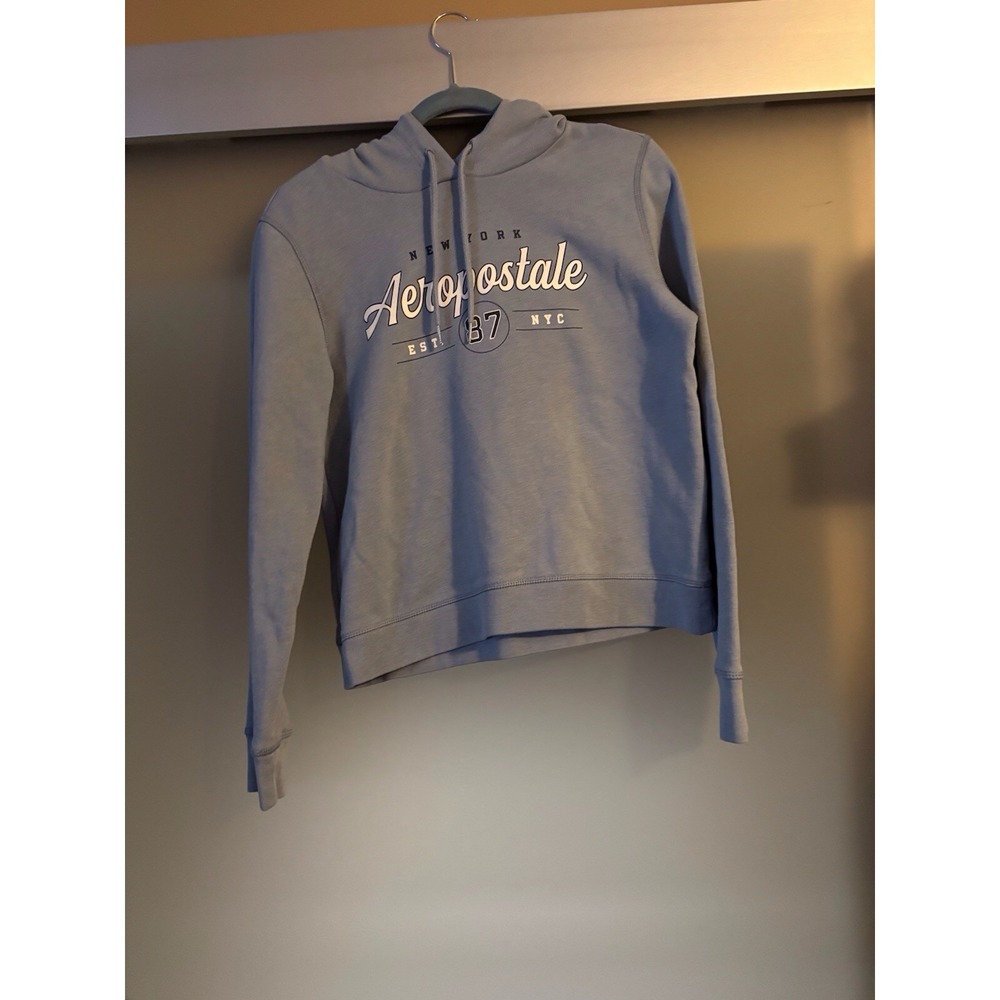 Aeropostale Blue Pullover‎ Hoodie Ladies Size M